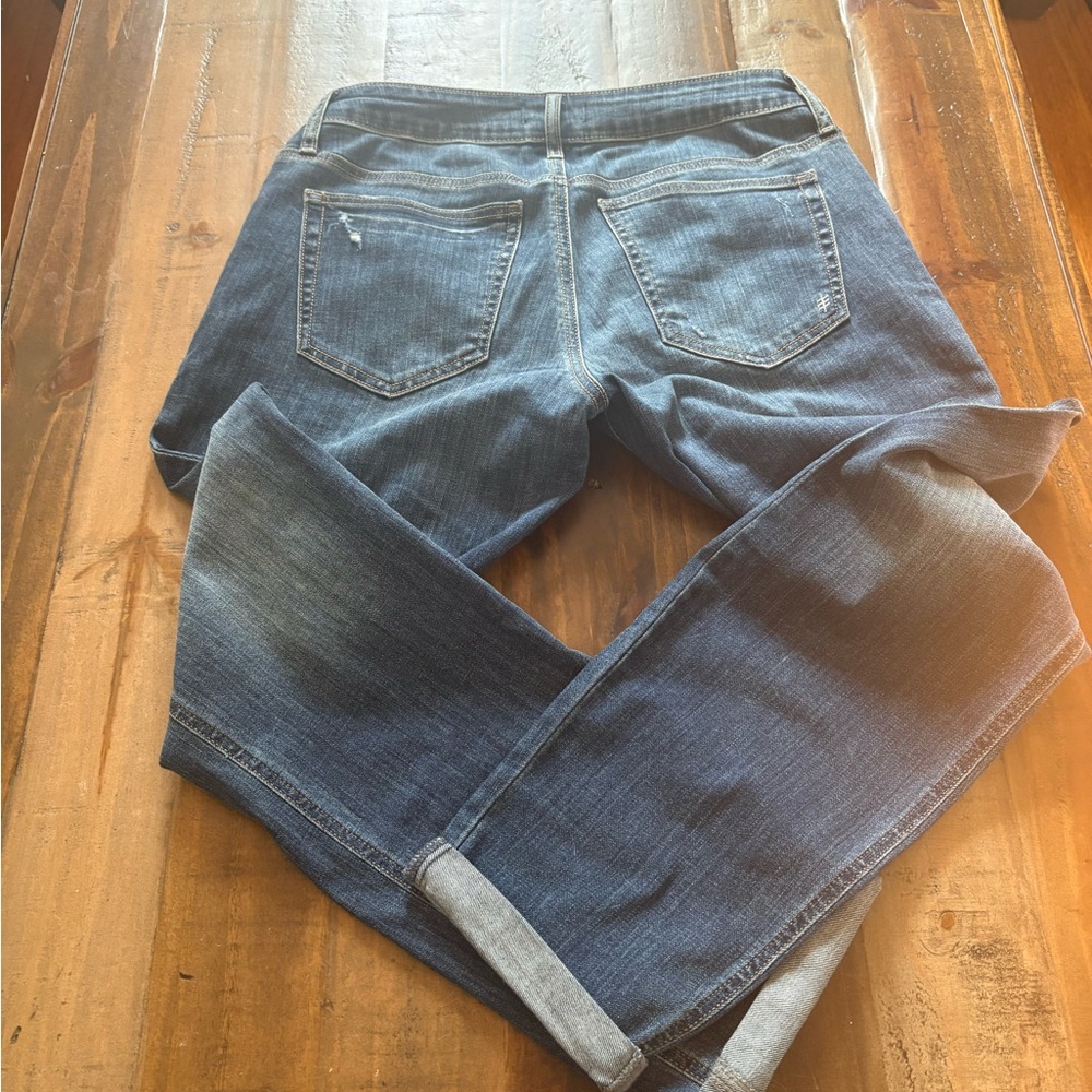 Silver Jeans Women's Boyfriend Jeans - Dark Blue Wash - Picture 8 of 11